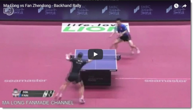 MaLongvsFanZhendong BackhandRally